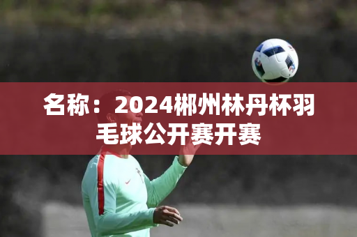 名称：2024郴州林丹杯羽毛球公开赛开赛